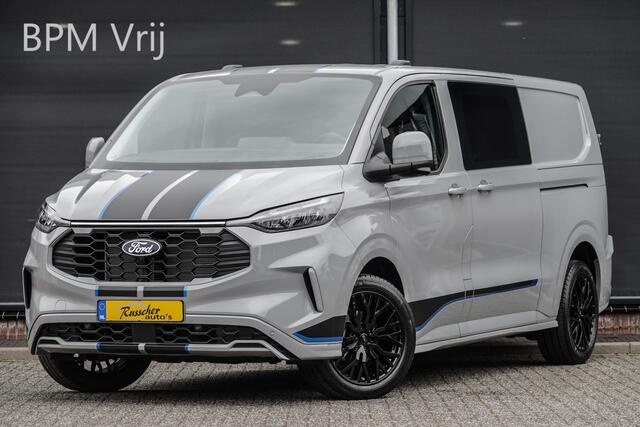 Ford TRANSIT CUSTOM L2H1 170Pk Aut. | Sport | Dubbele cabine | 5-Persoons | Leder | 2xSchuifdeur | 360°Camera | Trekhaak | 19''