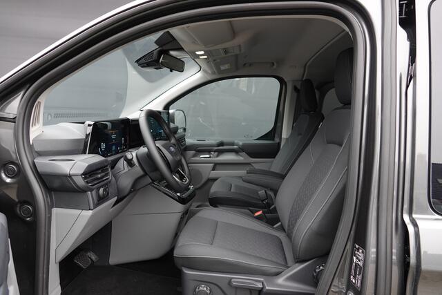Ford TRANSIT CUSTOM L2H1 DC 170Pk Aut. | Dubbel Cabine | Limited | 360° Camera | 2xSchuifdeur | Spoilerpack | 19'' | Magnetic Grey
