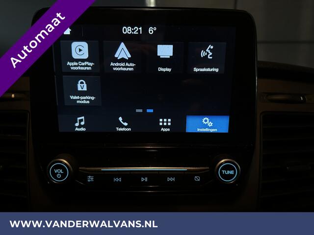 Ford TRANSIT CUSTOM 2.0 TDCI 131pk Automaat L1H1 Euro6 Airco | LED | Trekhaak | Apple Carplay | Android Auto Stoelverwarming, Verwarmde Voorruit, Cruisecontrol, Parkeersensoren, Bijrijdersbank