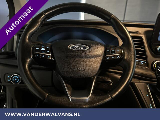 Ford TRANSIT CUSTOM 2.0 TDCI 131pk Automaat L1H1 Euro6 Airco | LED | Trekhaak | Apple Carplay | Android Auto Stoelverwarming, Verwarmde Voorruit, Cruisecontrol, Parkeersensoren, Bijrijdersbank