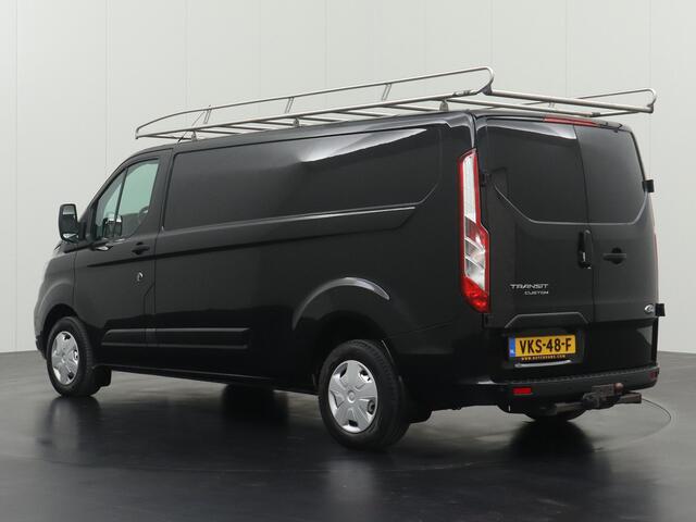 Ford TRANSIT CUSTOM 2.0TDCI 130Pk Lang Business | Imperiaal | Trekhaak | Navigatie | Camera | 3-Persoons | Betimmering