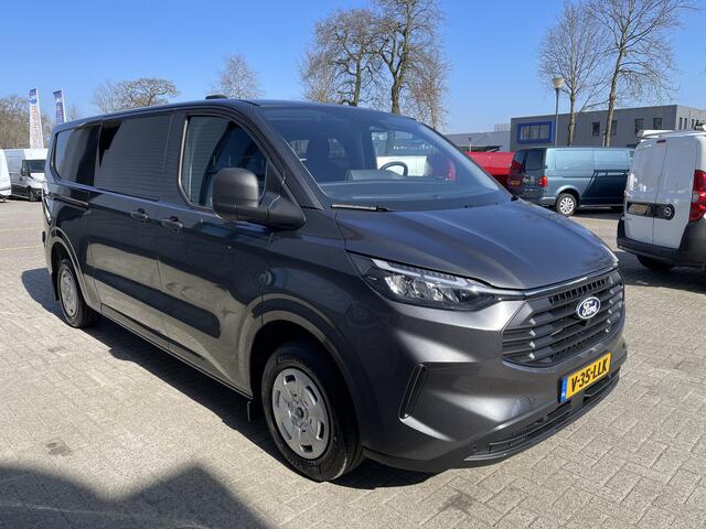 Ford TRANSIT CUSTOM 320 2.0 TDCI 136pk L2H1 Trend DC 6 persoons / NIEUW / BPM vrij! / rijklaar ¤ 39.950 ex btw / lease vanaf ¤ 715 / airco / cruise / camera / metallic lak / led koplampen / euro 6