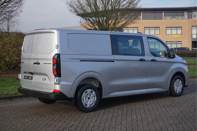 Ford TRANSIT CUSTOM 320L 150PK Trend Dubbel Cabine BPM VRIJ!! Apple CP/Android A. LED, 2x Schuifdeur, 5 Jaar Garantie!! NR. G009*