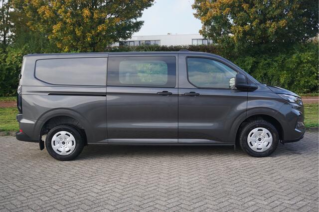 Ford TRANSIT CUSTOM 320L 136PK Trend Dubbel Cabine BPM VRIJ!! Apple CP/Android A. LED, 2x Schuifdeur, 5 Jaar Garantie!! NR. G010*