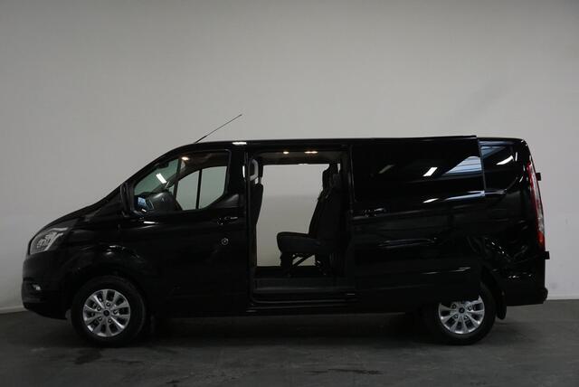 Ford TRANSIT CUSTOM 300 2.0 TDCI 130pk AutoL2H1 Limited Dubbele cabine Ford Transit Custom 300 2.0 TDCI L2H1 Limited Dubbele cabine Navi Airco 2 Schuifdeuren Trekhaak PDC Carplay DAB
