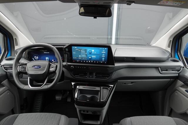 Ford TRANSIT CUSTOM L2H1 Dubbel Cabine 2.0Tdci 170Pk Aut. | Limited | 360° Camera | 2xSchuifdeur | Spoilerpack | 19'' | Digital Aqua Blue