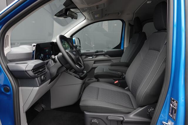 Ford TRANSIT CUSTOM L2H1 Dubbel Cabine 2.0Tdci 170Pk Aut. | Limited | 360° Camera | 2xSchuifdeur | Spoilerpack | 19'' | Digital Aqua Blue