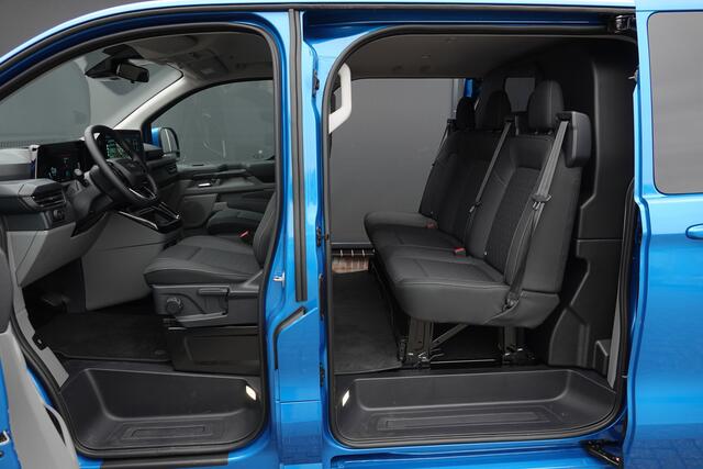 Ford TRANSIT CUSTOM L2H1 Dubbel Cabine 2.0Tdci 170Pk Aut. | Limited | 360° Camera | 2xSchuifdeur | Spoilerpack | 19'' | Digital Aqua Blue