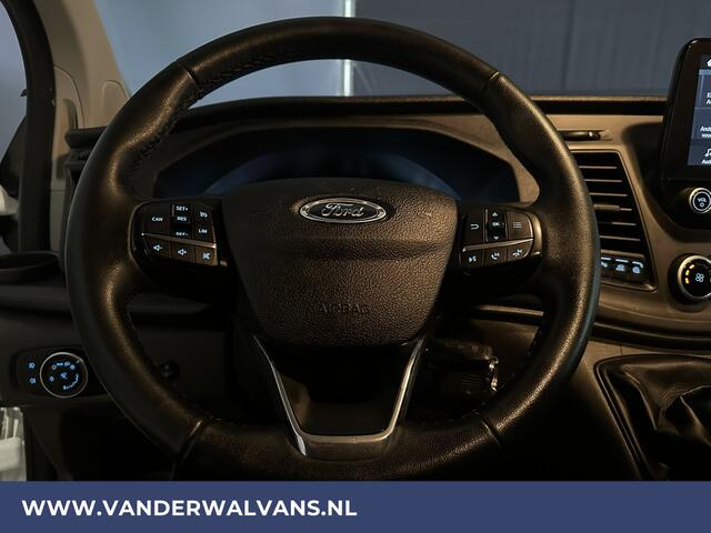 Ford TRANSIT CUSTOM 2.0 TDCI 130pk L2H1 inrichting Euro6 Airco | Camera | LED | Apple Carpolay | Android Auto, Cruisecontrol Verwarmde voorruit, Parkeersensoren, Bijrijdersbank