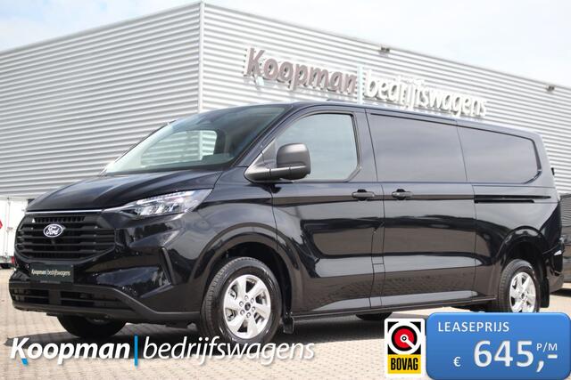 Ford TRANSIT CUSTOM 300 2.0TDCI 136pk L2H1 Trend | LMV | Stoel + Stuurverwarming | L+R Zijdeur | LED | Sync 4 13" | Keyless | Camera | Carplay/Android | Lease 645,- p/m