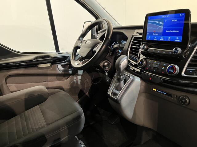 Ford TRANSIT CUSTOM 300 2.0 TDCI L2H1 Limited DC Dubbel Cabine 130 PK Automaat / Euro 6 / Schuifdeur L + R / Airco / Cruise Control / Camera / CarPlay / Trekhaak / Navigatie