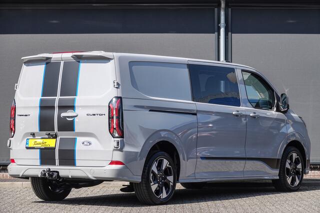 Ford TRANSIT CUSTOM L2H1 170Pk Aut. | Sport | Dubbele cabine | 5-Persoons | Leder | 2xSchuifdeur | 360°Camera | Trekhaak | 18''