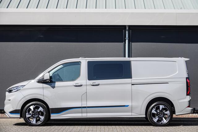 Ford TRANSIT CUSTOM L2H1 170Pk Aut. | Sport | Dubbele cabine | 5-Persoons | Leder | 2xSchuifdeur | 360°Camera | Trekhaak | 18''