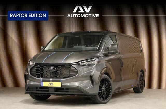 Ford TRANSIT CUSTOM 320 2.0 TDCI 170PK L2H1 DC AUT Raptor Edition | BPM VRIJ | ACC | Blind Spot | Camera | CarPlay | Lane Assist | Navigatie | 3-Zitter | Verlengde fabrieksgarantie tot 09-2029