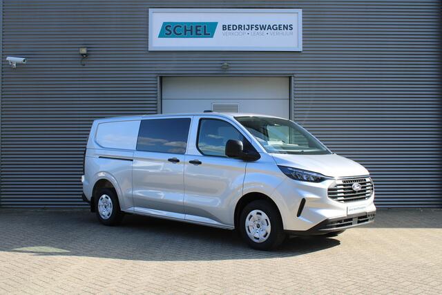 Ford TRANSIT CUSTOM 320 2.0 TDCI L2H1 Trend DC 150 pk - LED Koplampen - 5 Zits - 2x Schuifdeur - Stoelverwarming - Privacyglass