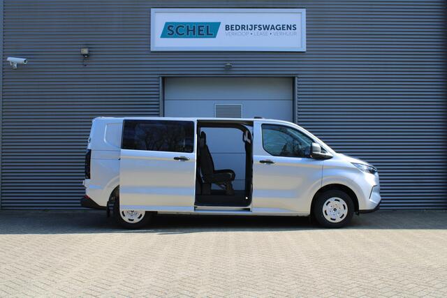 Ford TRANSIT CUSTOM 320 2.0 TDCI L2H1 Trend DC 150 pk - LED Koplampen - 5 Zits - 2x Schuifdeur - Stoelverwarming - Privacyglass