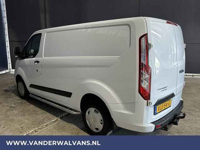 Ford TRANSIT CUSTOM 2.0 TDCI 130pk L1H1 Euro6 Airco | Navigatie | LED | Apple Carplay | Android Auto, Cruisecontrol, 2500kg trekhaak, Sidebars, Verwarmde Voorruit, Bijrijdersbank, Parkeersensoren