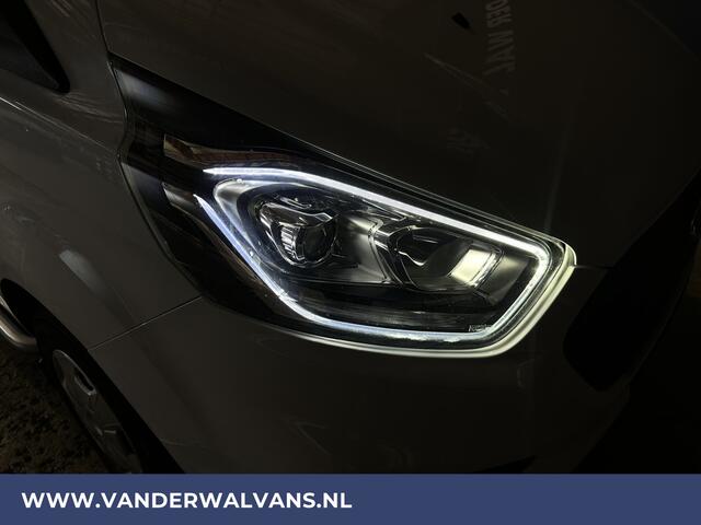 Ford TRANSIT CUSTOM 2.0 TDCI 130pk L1H1 Euro6 Airco | Navigatie | LED | Apple Carplay | Android Auto, Cruisecontrol, 2500kg trekhaak, Sidebars, Verwarmde Voorruit, Bijrijdersbank, Parkeersensoren