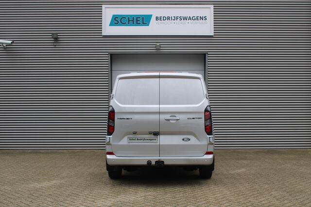 Ford TRANSIT CUSTOM 320 2.0 TDCI L2H1 Limited 150pk - 2x Schuifdeur - Adaptive Cruise - Verwarmd stuur - Blind spot - Navigatie - Camera - Draadloos laden - Rijklaar