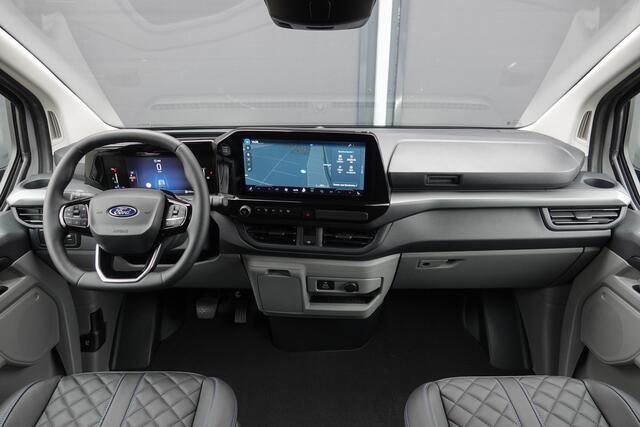 Ford TRANSIT CUSTOM L2H1 170Pk Aut. | Sport | Dubbele cabine | 5-Persoons | Leder | 2xSchuifdeur | 360°Camera | Trekhaak | Glaslook panelen | 20''