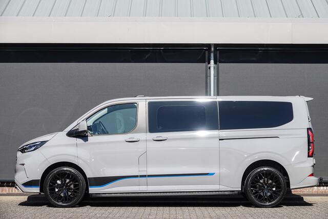 Ford TRANSIT CUSTOM L2H1 170Pk Aut. | Sport | Dubbele cabine | 5-Persoons | Leder | 2xSchuifdeur | 360°Camera | Trekhaak | Glaslook panelen | 20''