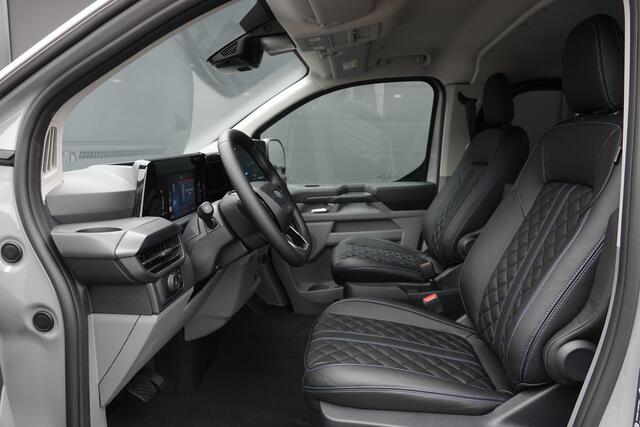 Ford TRANSIT CUSTOM L2H1 170Pk Aut. | Sport | Dubbele cabine | 5-Persoons | Leder | 2xSchuifdeur | 360°Camera | Trekhaak | Glaslook panelen | 20''