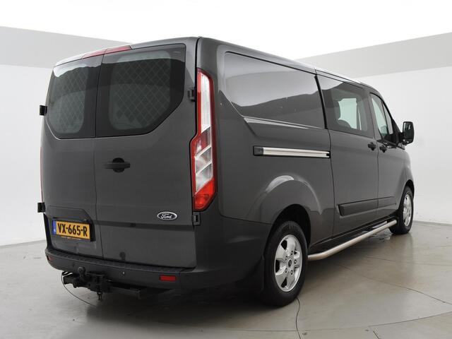 Ford TRANSIT CUSTOM 2.2 TDCI L2H1 DUBBEL CABINE + LEDER | STOELVERWARMING | TREKHAAK 2800 KG | CAMERA