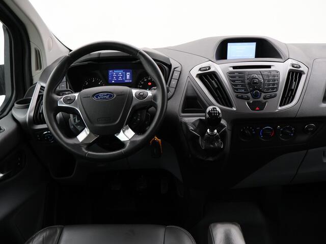 Ford TRANSIT CUSTOM 2.2 TDCI L2H1 DUBBEL CABINE + LEDER | STOELVERWARMING | TREKHAAK 2800 KG | CAMERA