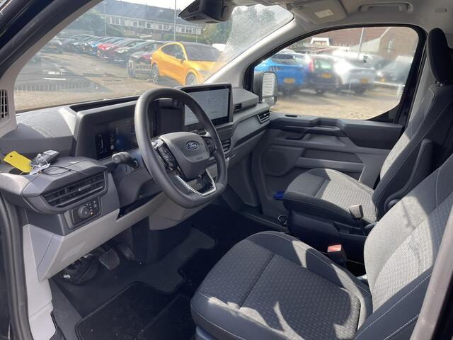 Ford TRANSIT CUSTOM 320 2.0 TDCI L2H1 Trend SCI Automaat 170pk | DC | Snoeks Dubbele Cabine Luxe | Adaptive cruise control | Dubbele schuifdeur | 8-weg bestuurderstoel + passagiersstoel | Stoelverwarming | Dodehoeksensoren | Navigatie | Electrictrich inklapbare spiegels | 1