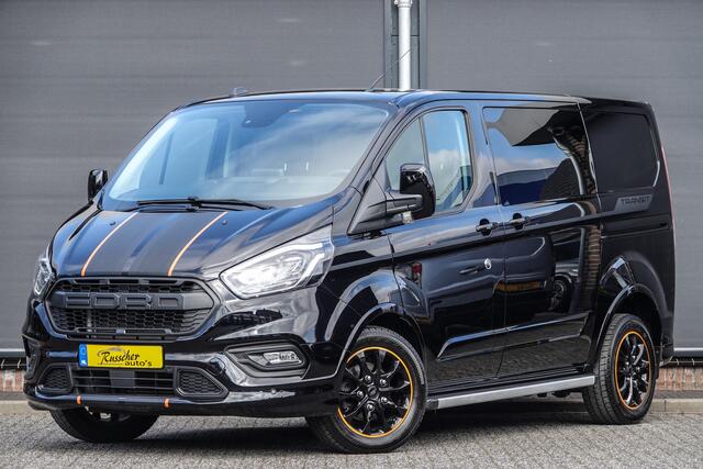 Ford TRANSIT CUSTOM L1H1 2.0Tdci 185Pk Aut.| Sport | Dubbel Cabine | 2xSchuifdeur | Achteruitrijcamera | Treeplanken | 17''