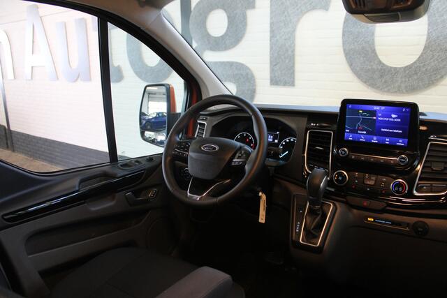 Ford TRANSIT CUSTOM 320 2.0 L2H1 Limited DC | Incl. 12 maanden garantie | Dubbele cabine | Cruise control | Climate control | Stoelverwarming | Trekhaak | Parkeercamera | Maxton lip | Apple carplay/Android auto | DAB | Winterset |