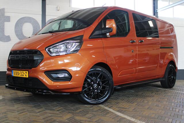 Ford TRANSIT CUSTOM 320 2.0 L2H1 Limited DC | Incl. 12 maanden garantie | Dubbele cabine | Cruise control | Climate control | Stoelverwarming | Trekhaak | Parkeercamera | Maxton lip | Apple carplay/Android auto | DAB | Winterset |