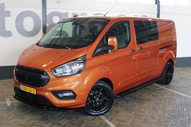 Ford TRANSIT CUSTOM 320 2.0 L2H1 Limited DC | Incl. 12 maanden garantie | Dubbele cabine | Cruise control | Climate control | Stoelverwarming | Trekhaak | Parkeercamera | Maxton lip | Apple carplay/Android auto | DAB | Winterset |