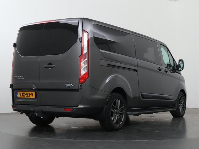 Ford TRANSIT CUSTOM 320 2.0 TDCI Aut. | L2 H1 | Platinum Edition | DC | LM Velgen | Schuifdeur L+R | Lederen bekleding | Navigatie | Parkeercamera | 5-zits
