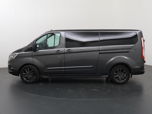 Ford TRANSIT CUSTOM 320 2.0 TDCI Aut. | L2 H1 | Platinum Edition | DC | LM Velgen | Schuifdeur L+R | Lederen bekleding | Navigatie | Parkeercamera | 5-zits