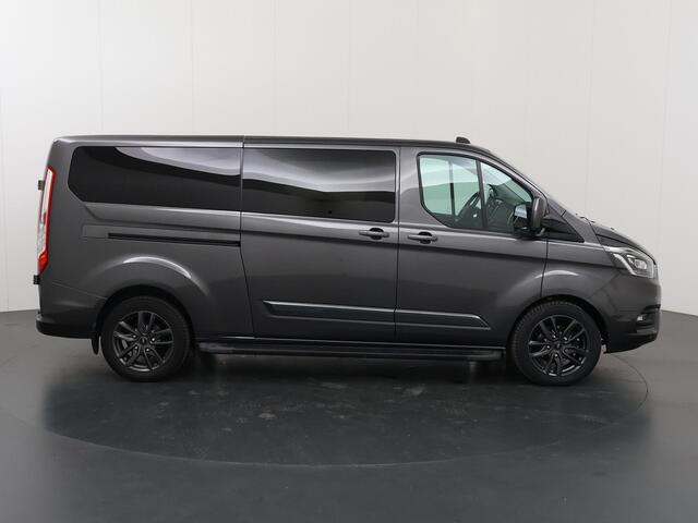 Ford TRANSIT CUSTOM 320 2.0 TDCI Aut. | L2 H1 | Platinum Edition | DC | LM Velgen | Schuifdeur L+R | Lederen bekleding | Navigatie | Parkeercamera | 5-zits