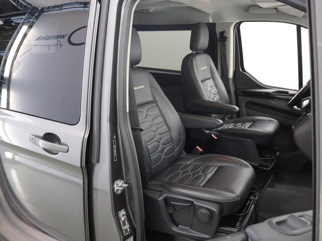 Ford TRANSIT CUSTOM 320 2.0 TDCI Aut. | L2 H1 | Platinum Edition | DC | LM Velgen | Schuifdeur L+R | Lederen bekleding | Navigatie | Parkeercamera | 5-zits