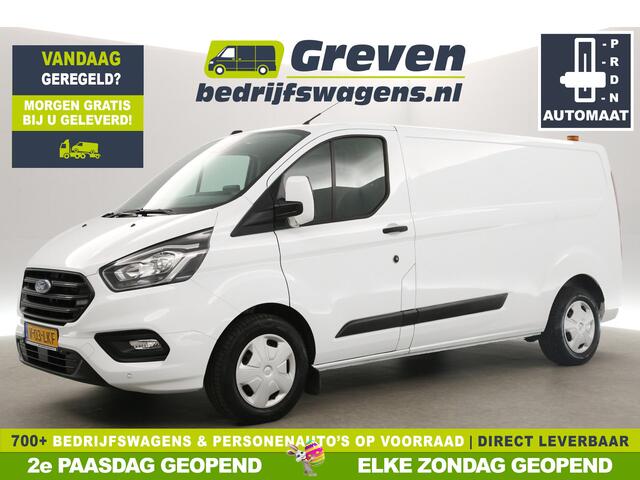 Ford TRANSIT CUSTOM Trend 2.0 Ecoblue L2H1 Automaat Traanplaat Airco Camera Cruise Carplay LED PDC 3 Persoons Trekhaak