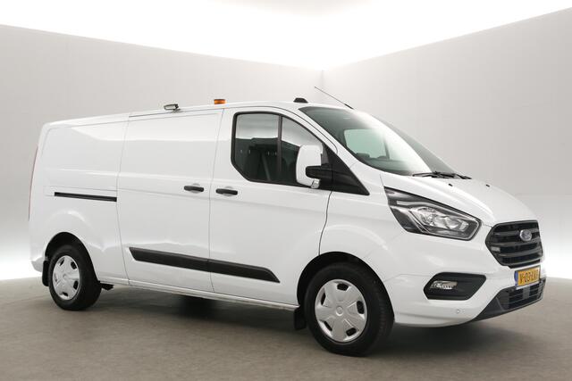 Ford TRANSIT CUSTOM Trend 2.0 Ecoblue L2H1 Automaat Traanplaat Airco Camera Cruise Carplay LED PDC 3 Persoons Trekhaak
