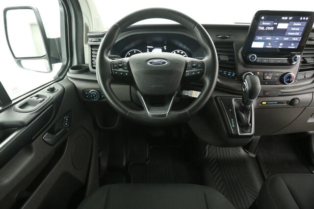 Ford TRANSIT CUSTOM Trend 2.0 Ecoblue L2H1 Automaat Traanplaat Airco Camera Cruise Carplay LED PDC 3 Persoons Trekhaak