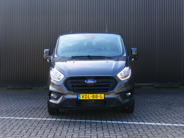 Ford TRANSIT CUSTOM 300 2.0 TDCI L2H1 Trend DC *ACHTERKLEP!* *Trekhaak & betimmering* - Stoel en voorruitverwarming, camera, sensor v+a