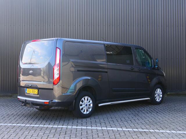 Ford TRANSIT CUSTOM 300 2.0 TDCI L2H1 Trend DC *ACHTERKLEP!* *Trekhaak & betimmering* - Stoel en voorruitverwarming, camera, sensor v+a