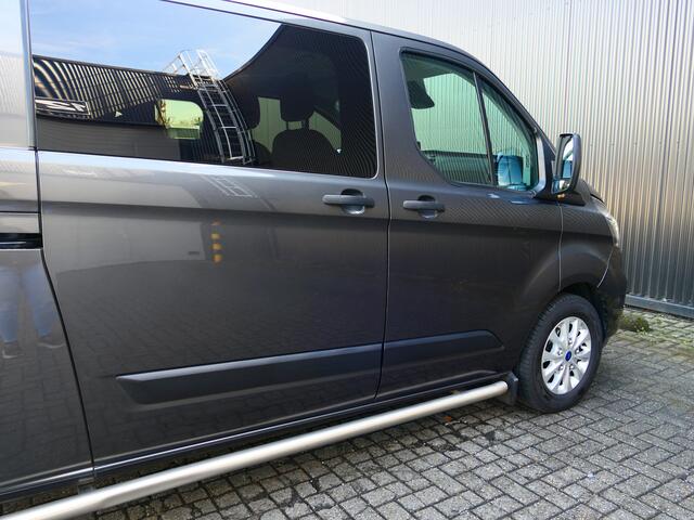 Ford TRANSIT CUSTOM 300 2.0 TDCI L2H1 Trend DC *ACHTERKLEP!* *Trekhaak & betimmering* - Stoel en voorruitverwarming, camera, sensor v+a