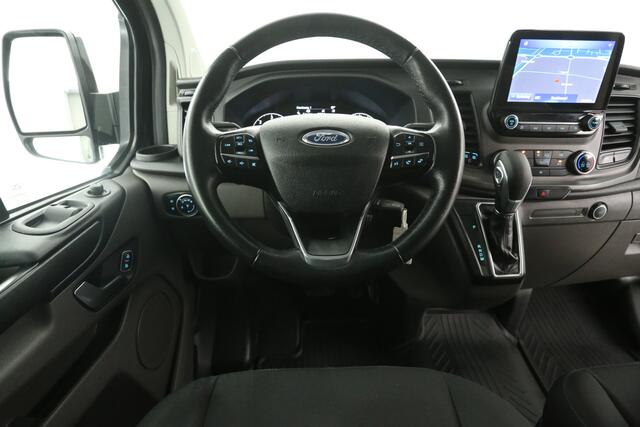 Ford TRANSIT CUSTOM 300 2.0 TDCI L1H1 Airco Cruise Carplay Navi PDC 3 Persoons 16''LMV Elektrpakket Trekhaak