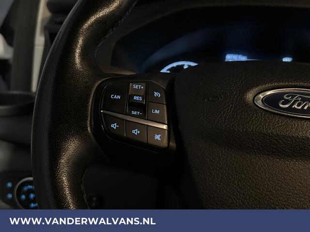 Ford TRANSIT CUSTOM 2.0 TDCI 130pk L1H1 Euro6 Airco | 2500kg Trekhaak | Camera | Apple carplay | Android auto cruisecontrol, parkeersensoren, dakdragers, verwarmde voorruit, bijrijdersbank