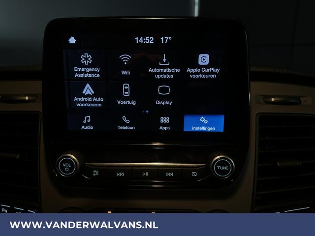 Ford TRANSIT CUSTOM 2.0 TDCI 130pk L1H1 Euro6 Airco | 2500kg Trekhaak | Camera | Apple carplay | Android auto cruisecontrol, parkeersensoren, dakdragers, verwarmde voorruit, bijrijdersbank