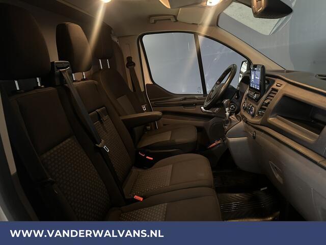 Ford TRANSIT CUSTOM 2.0 TDCI 130pk L1H1 Euro6 Airco | 2500kg Trekhaak | Camera | Apple carplay | Android auto cruisecontrol, parkeersensoren, dakdragers, verwarmde voorruit, bijrijdersbank