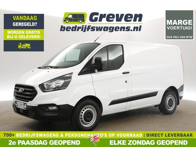Ford TRANSIT CUSTOM 280 2.0 TDCI L1H1 Marge 3 Persoons Parkeersensoren Elektrpakket Schuifdeur