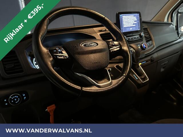 Ford TRANSIT CUSTOM 2.0 TDCI 130pk Automaat L2H1 inrichting Euro6 Airco | Camera | Stoelverwarming | Apple carplay Android auto, Cruisecontrol, Parkeersensoren, Trekhaak, Verwarmde voorruit