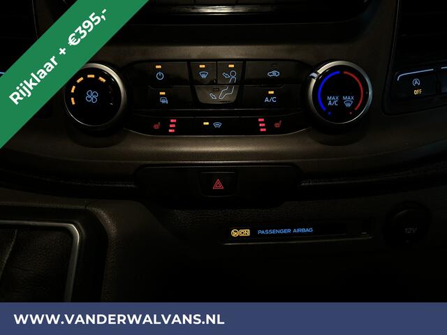 Ford TRANSIT CUSTOM 2.0 TDCI 130pk Automaat L2H1 inrichting Euro6 Airco | Camera | Stoelverwarming | Apple carplay Android auto, Cruisecontrol, Parkeersensoren, Trekhaak, Verwarmde voorruit
